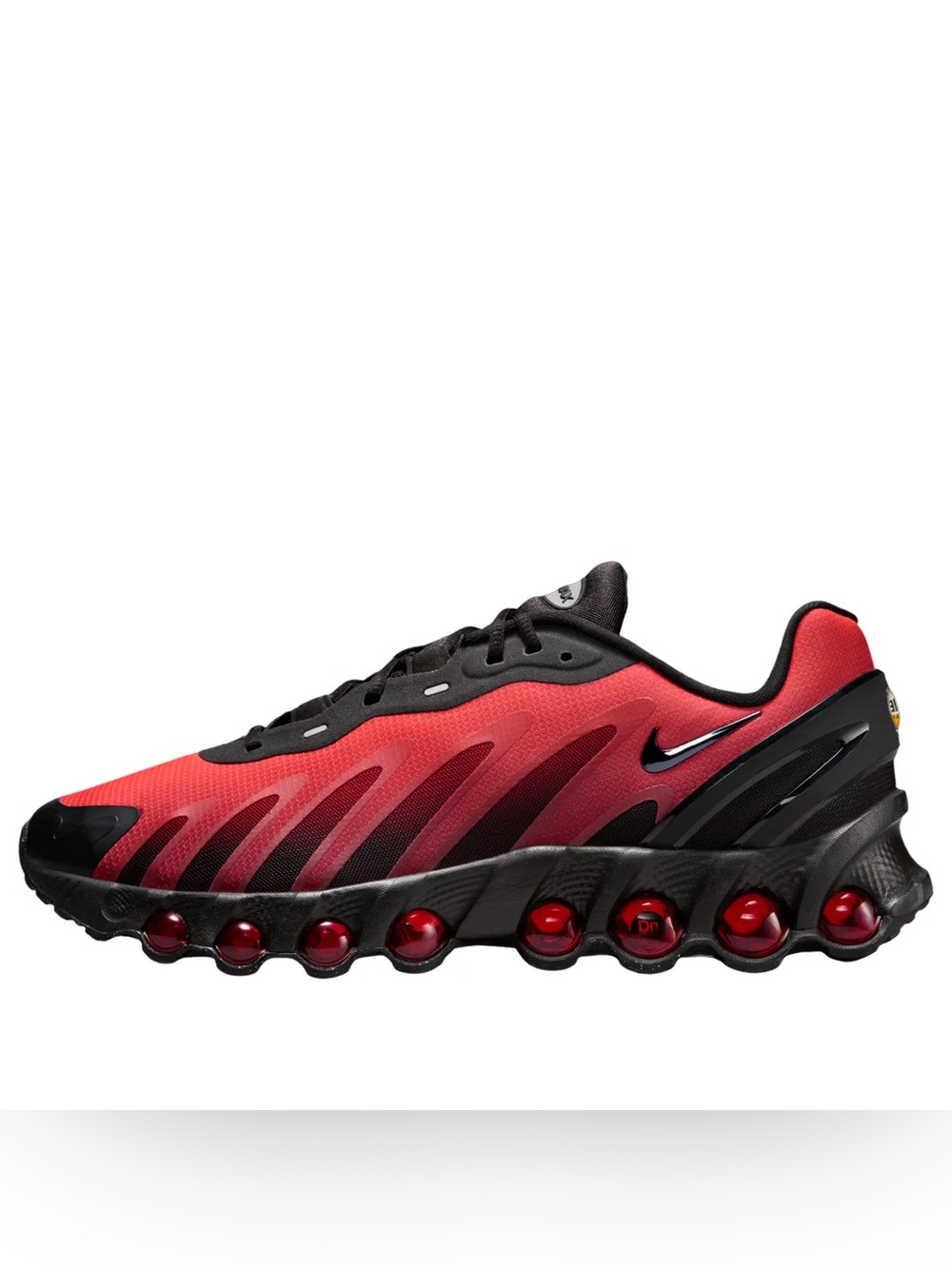 Size 12 Mens Nike Air Max DN8 Black / Bright Crimson FQ7860-008
